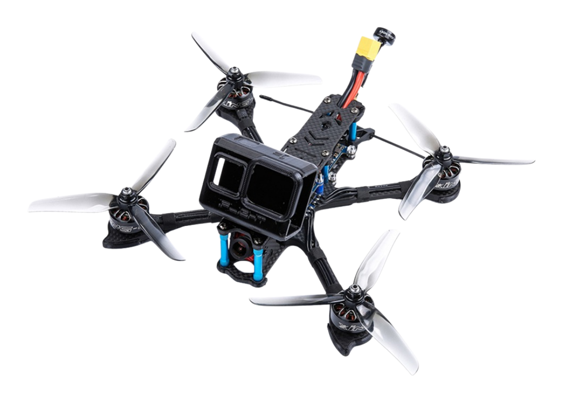 Drone FPV 5 pouces détouré pour la page machines DB Studio